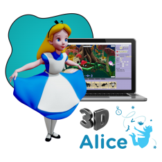 Alice 3d - КИБЕРшкола программирования для детей, компьютерные курсы для школьников, начинающих и подростков - KIBERone г. Павловская слобода