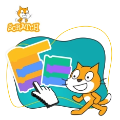 Scratch. Продвинутый уровень – создаём игры, как маленькие разработчики! - КИБЕРшкола программирования для детей, компьютерные курсы для школьников, начинающих и подростков - KIBERone г. Павловская слобода