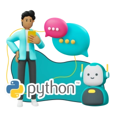 Умный чат-бот на Python на Telegram - КИБЕРшкола программирования для детей, компьютерные курсы для школьников, начинающих и подростков - KIBERone г. Павловская слобода