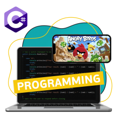 Программирование на C#. Удивительный мир 2D-игр - КИБЕРшкола программирования для детей, компьютерные курсы для школьников, начинающих и подростков - KIBERone г. Павловская слобода