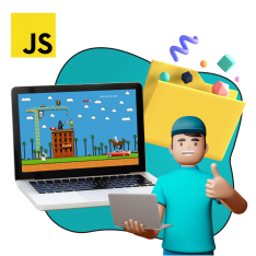 Программирование на JavaScript. Учимся создавать игры! - КИБЕРшкола программирования для детей, компьютерные курсы для школьников, начинающих и подростков - KIBERone г. Павловская слобода