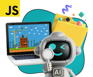 Язык программирования JavaScript + AI. Проектное обучение + геймификация + AI-помощники - КИБЕРшкола программирования для детей, компьютерные курсы для школьников, начинающих и подростков - KIBERone г. Павловская слобода