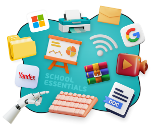 Цифровая база для школьника - КИБЕРшкола программирования для детей, компьютерные курсы для школьников, начинающих и подростков - KIBERone г. Павловская слобода